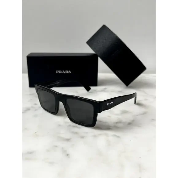 NEW Prada PR19WSF Unisex Sunglasses in Black - Picture 3 of 8